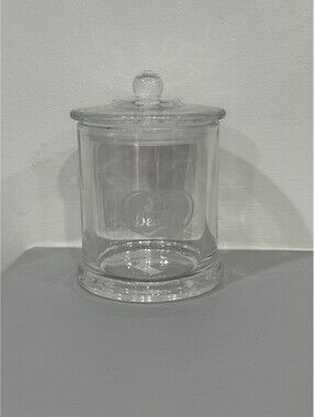 Jelly Belly Glass Apothecary Style Candy Jar Etched Logo & Secure Lid